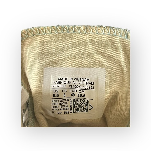 Rare: Sophia Vergara’s Converse ✪ Chucks Lux Mid Wedge Sneakers ✪ Metal Glacier - Picture 15 of 17